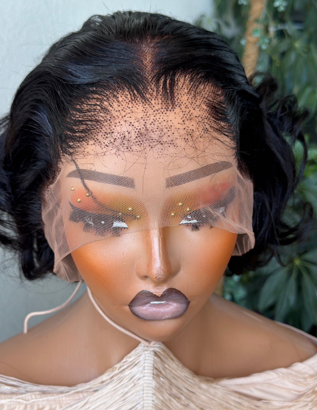 12” SDD Flip Bounce Black Wig