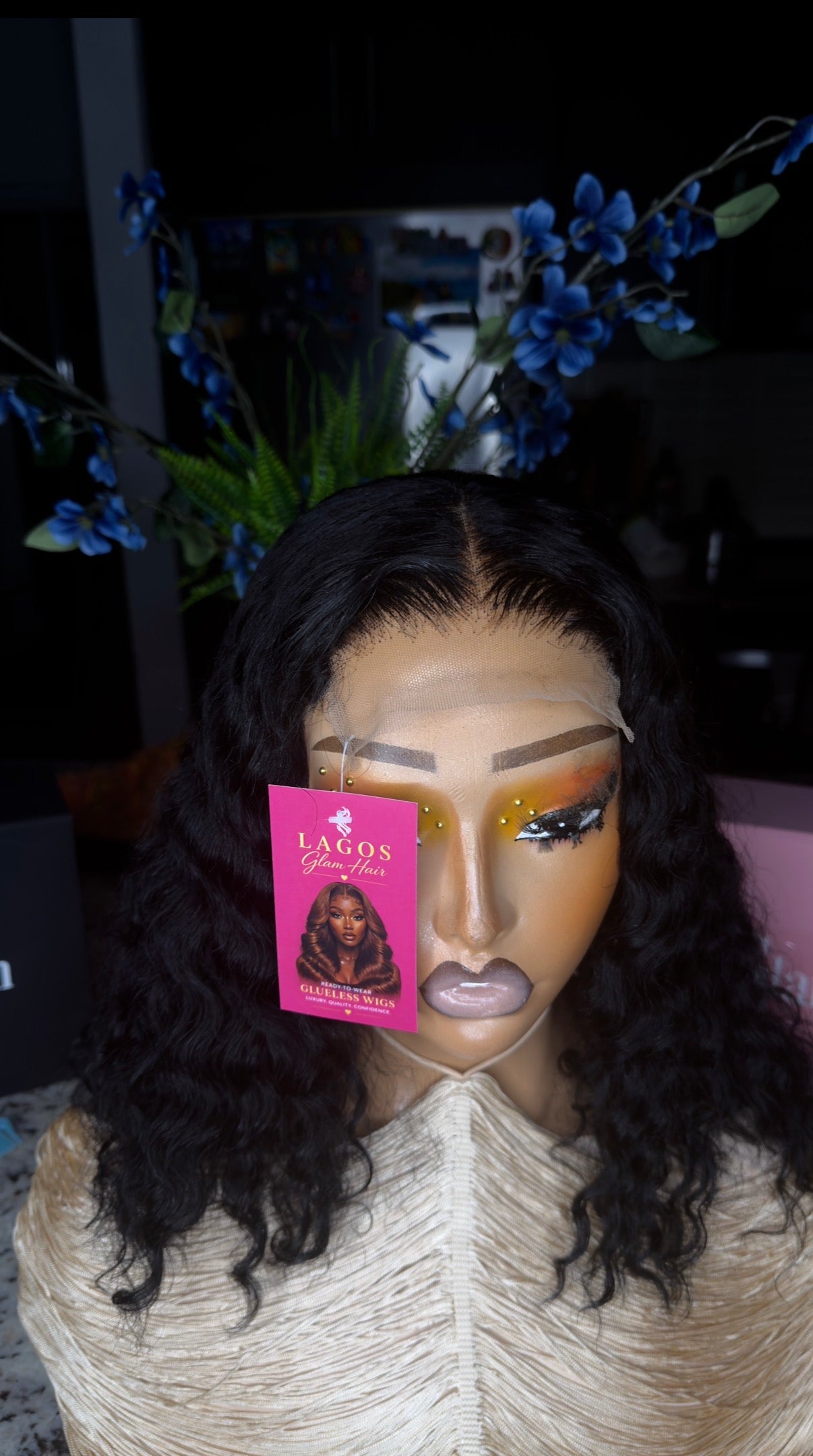14” Deep wave Wig
