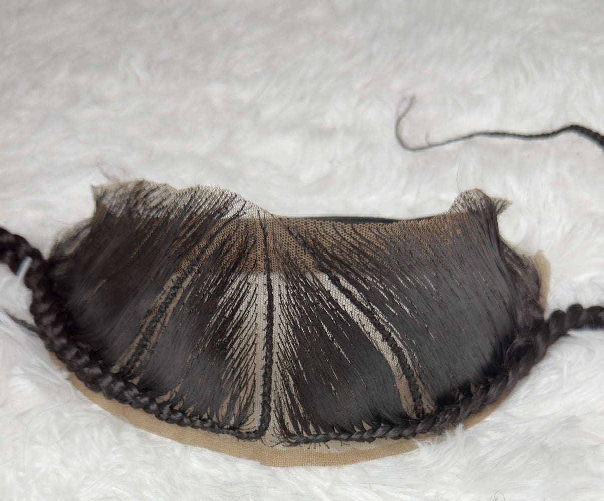 Glueless frontal + Band Wig