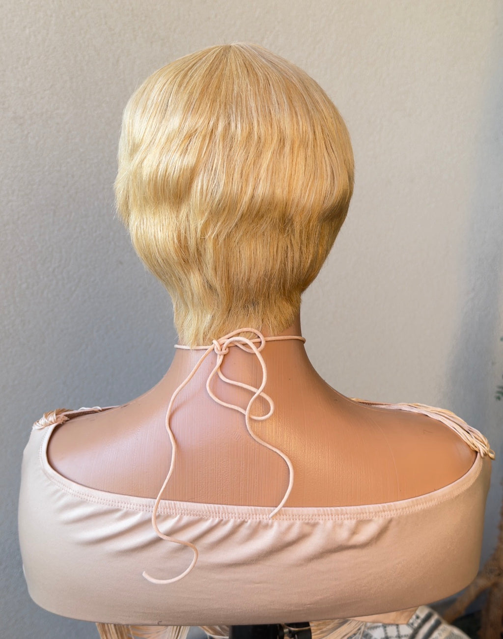 Blond Skull Cap Wig