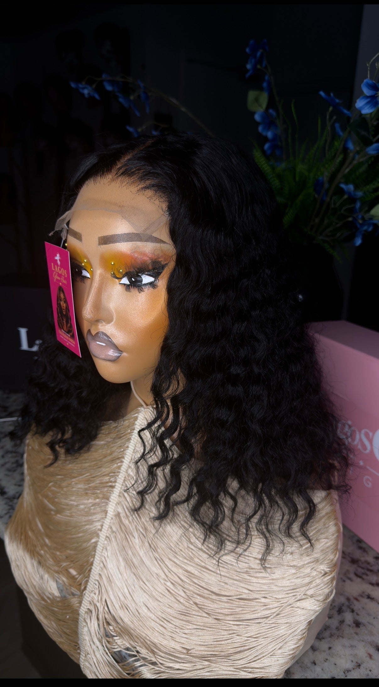 14” Deep wave Wig