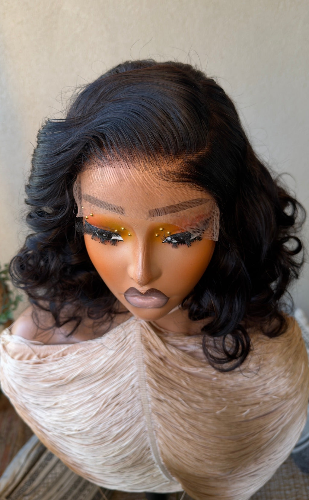 18” Bouncy curls wig