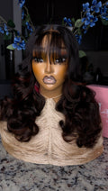 16” Fringe Curly Wig