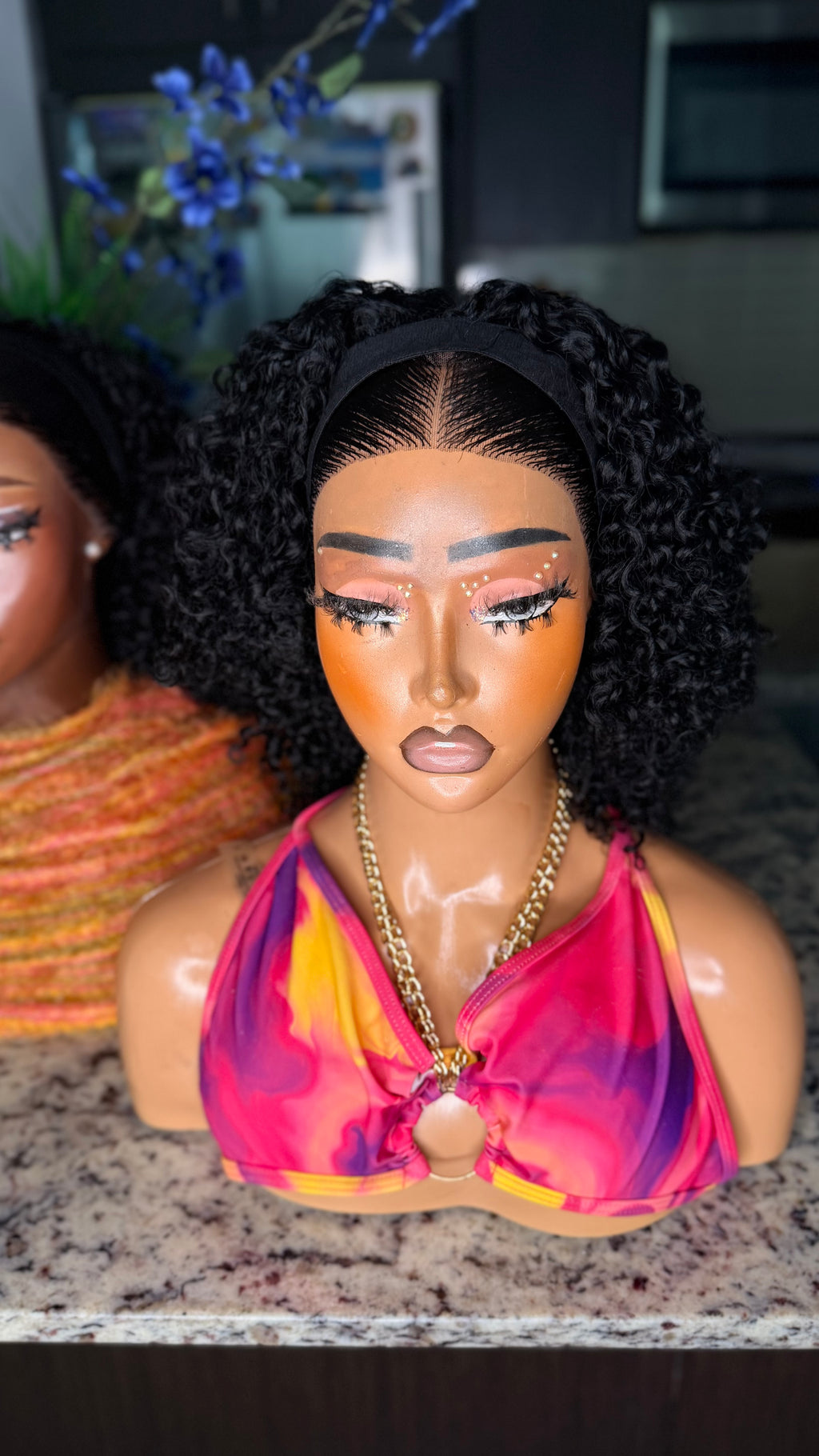 Glueless frontal + Band Wig