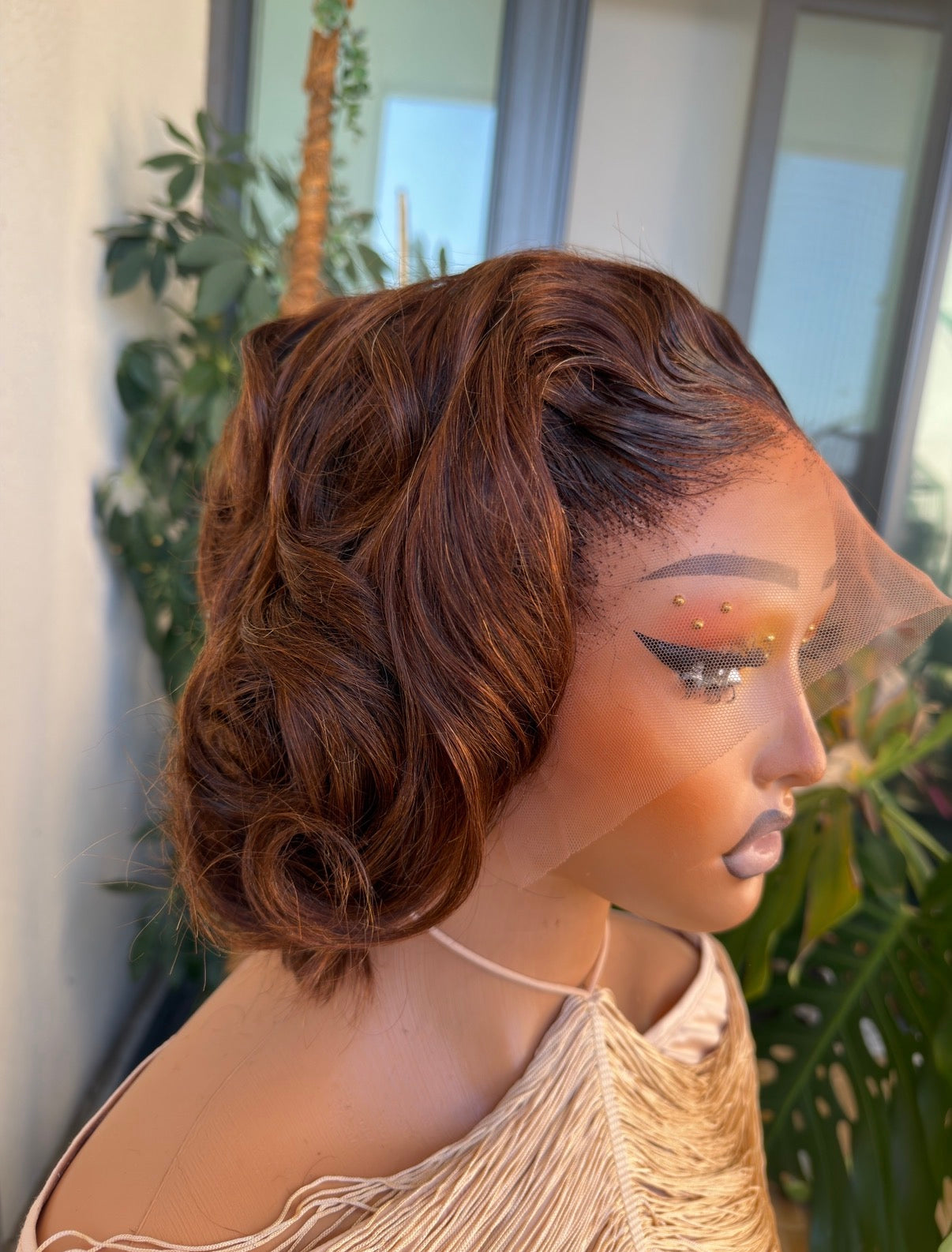 14” SDD Flip Bounce Brown Wig