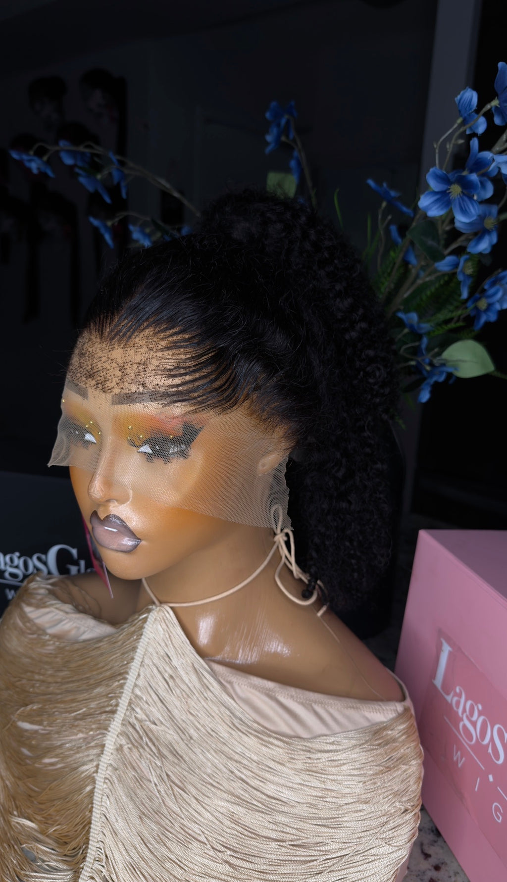 18” Lagos hairline Jerry Curl