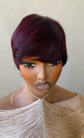 Wine Skull Cap Wig