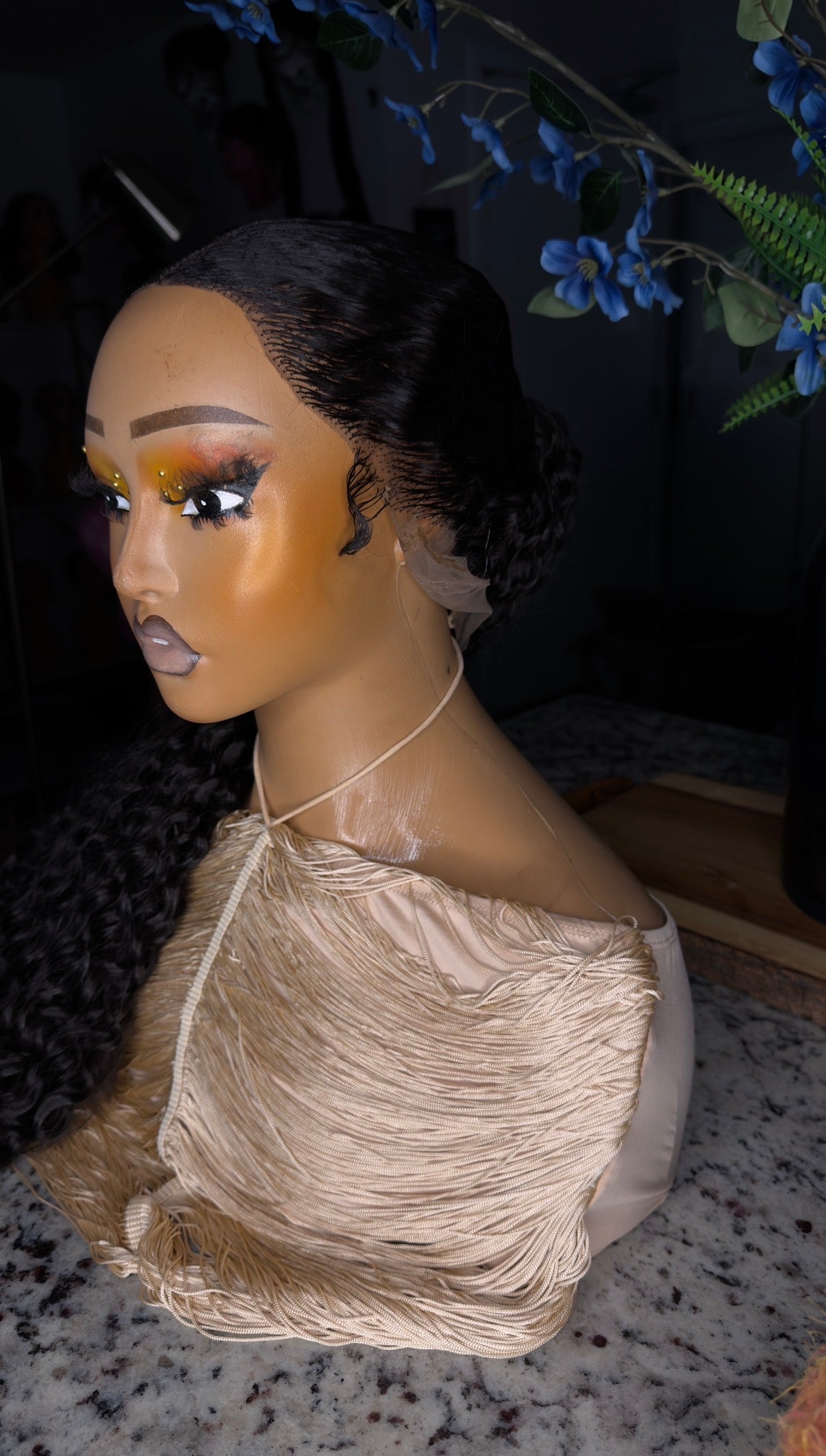 360 Ponytail Curly Wig