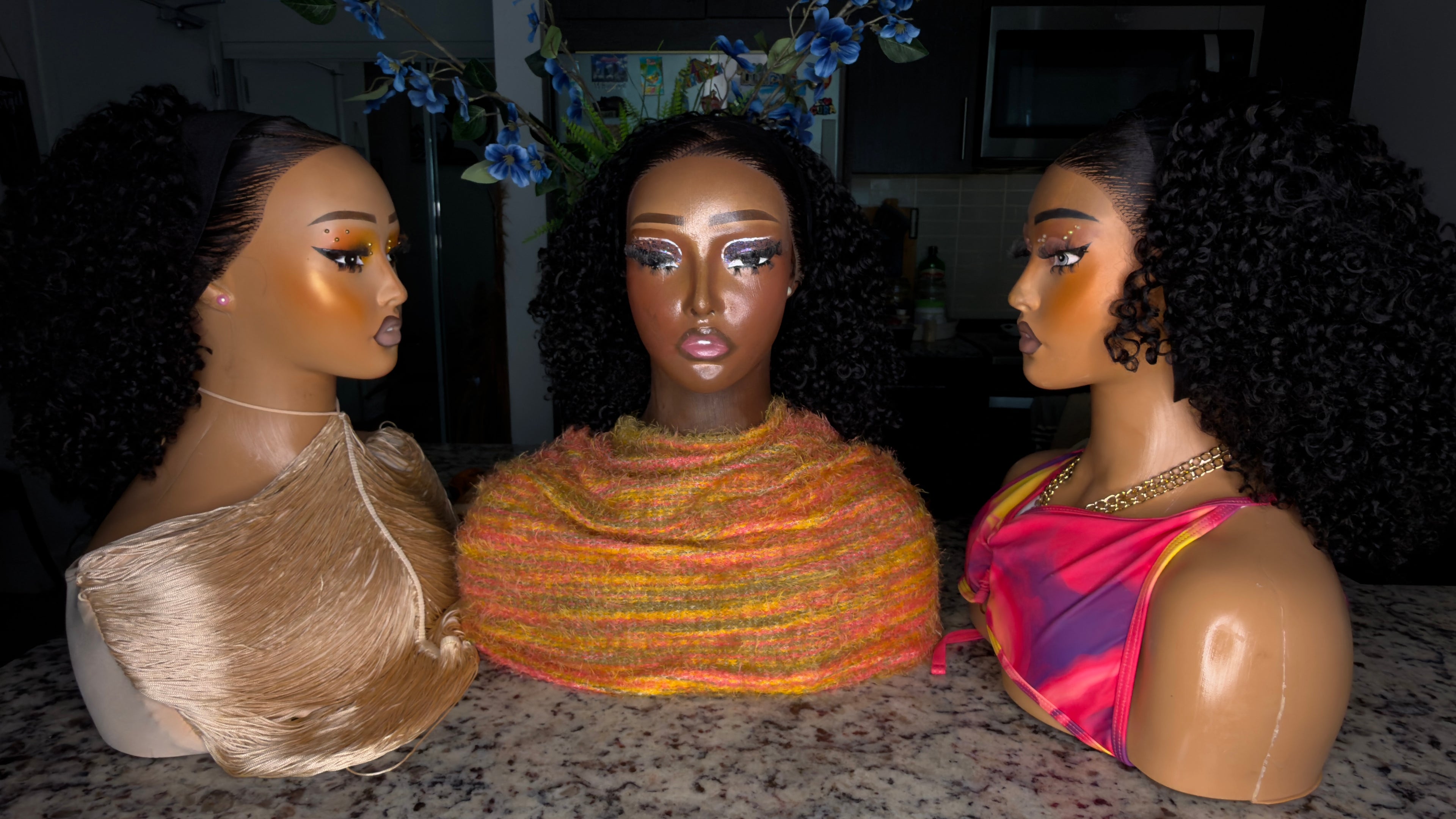 Glueless frontal + Band Wig