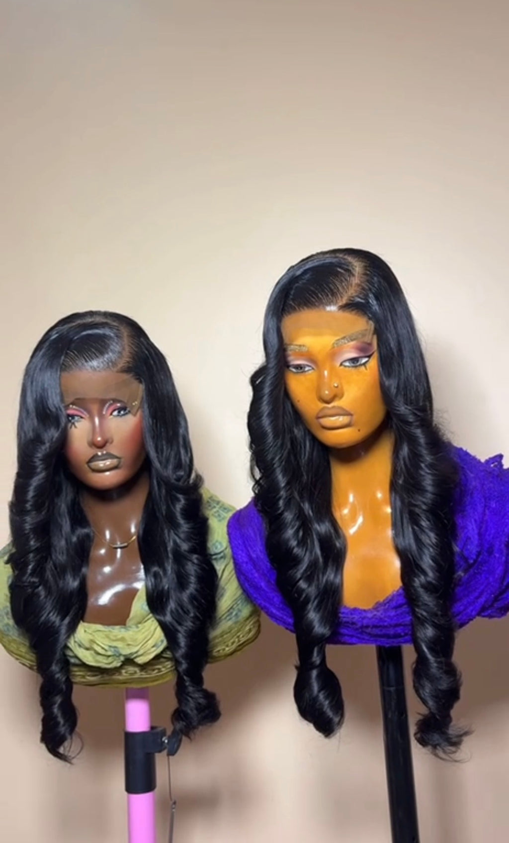 24” Curly Layered wig