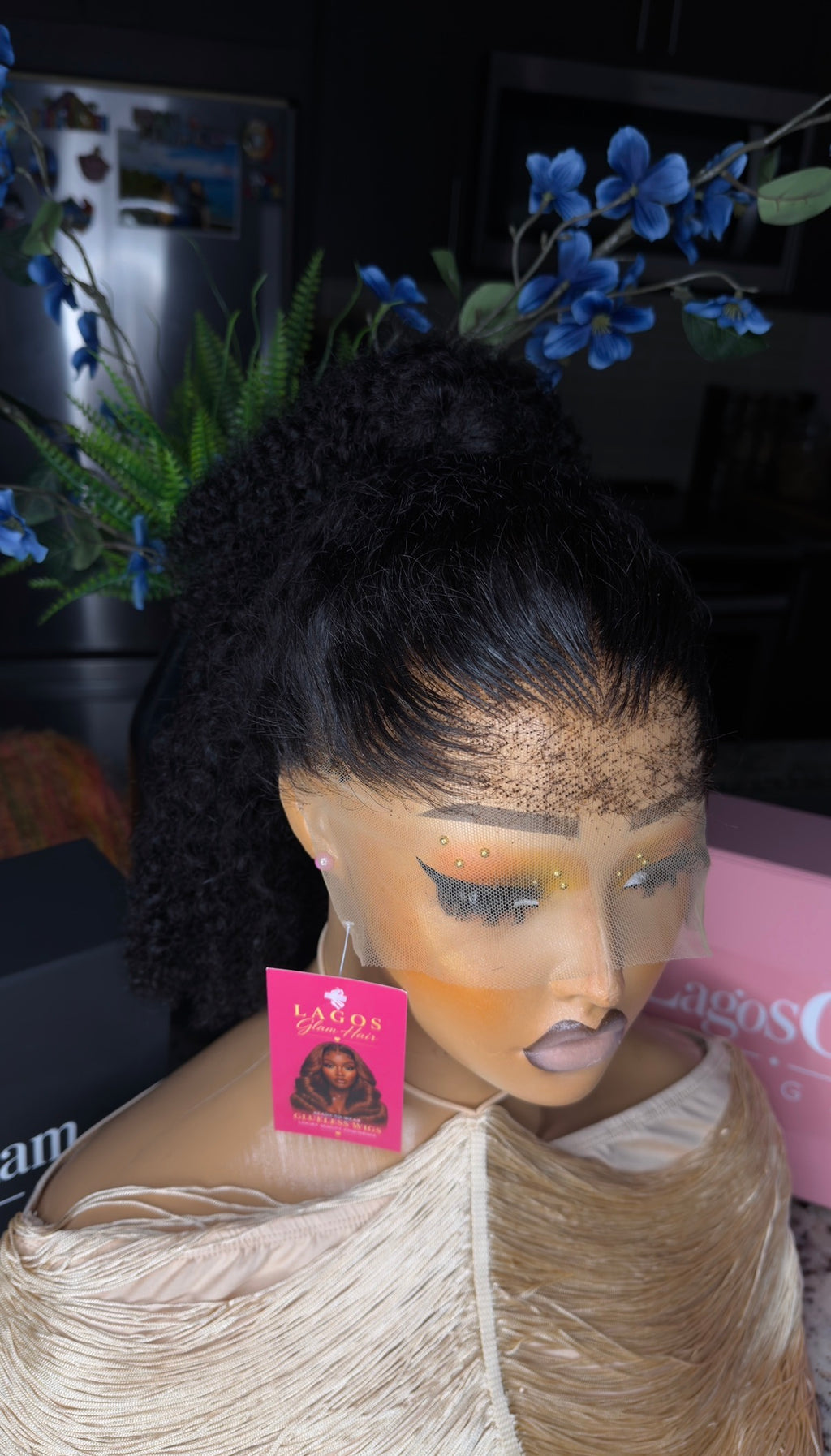 18” Lagos hairline Jerry Curl