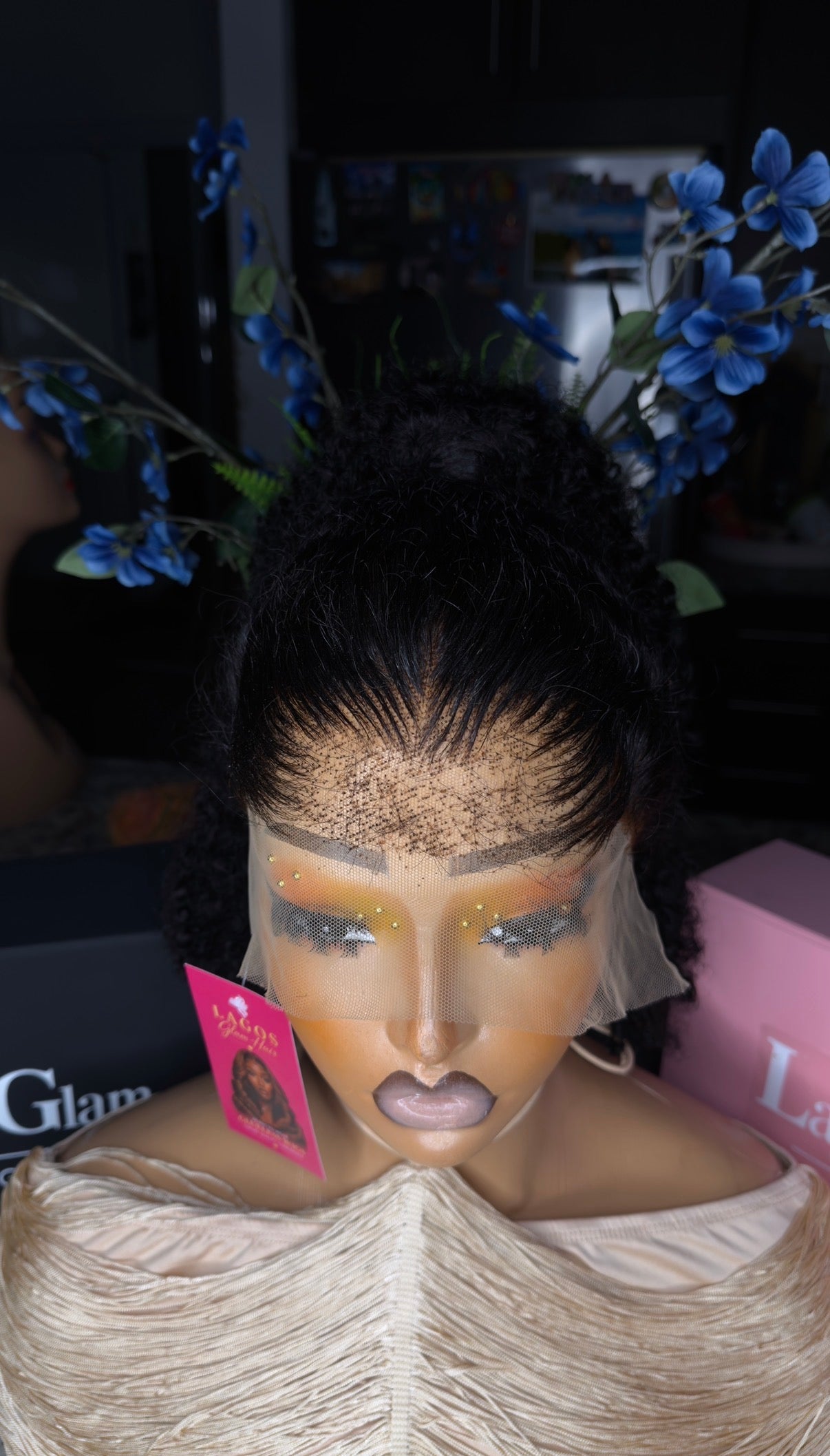 18” Lagos hairline Jerry Curl