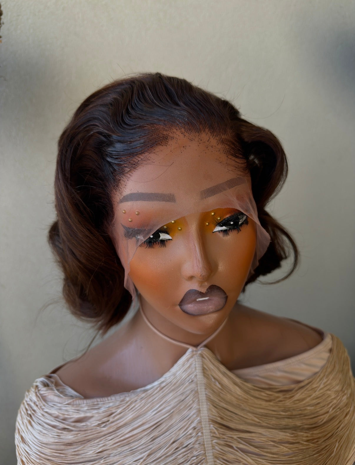 14” SDD Flip Bounce Brown Wig