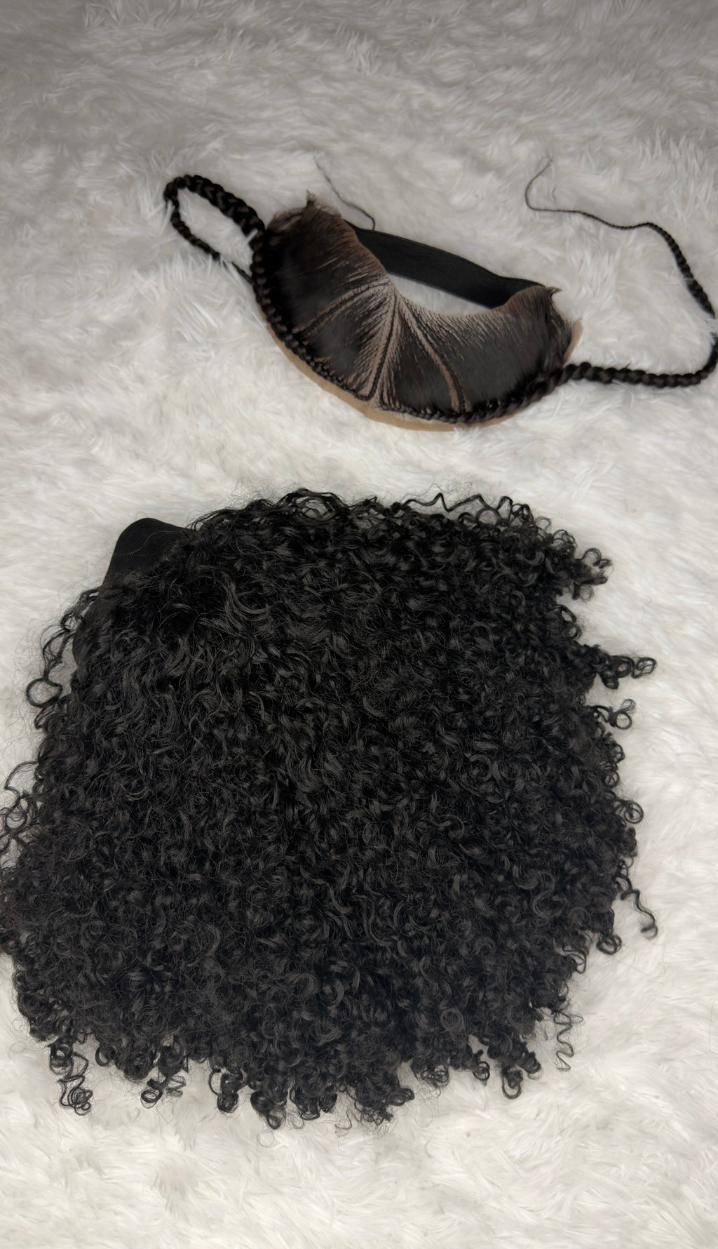 Glueless frontal + Band Wig